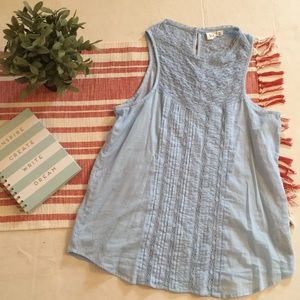 Gap brand: XS: baby blue tank top